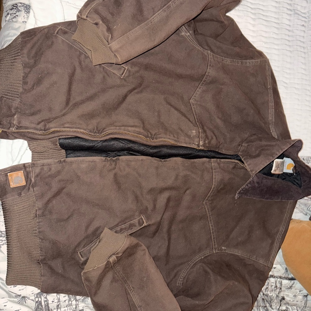 Carhartt Dark Brown Collared Jacket